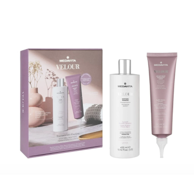 KIT Velour Soothing Shampoo 400ml + Velour Instant Soothing Pre-Shampoo Cream 150ml