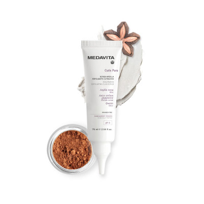 Cutis pura scalp & skin exfoliating clay scrub 75ml