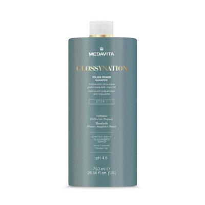 Glossynation Polish Primer Shampoo 750ml / Полировочный подготовительный шампунь для волос 750ml