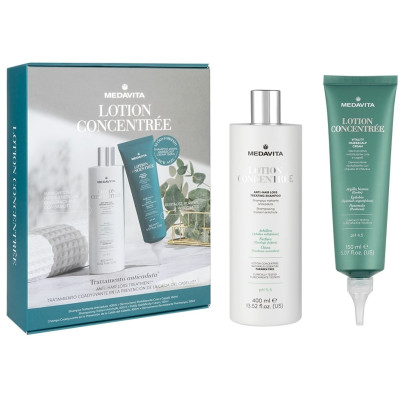 KIT Lotion Concentrée Anti-Hair Loss Treating Shampoo 400ml + Vitality Hair & Scalp Cream 150ml